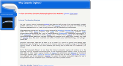 Desktop Screenshot of ceramicrotaryengines.com